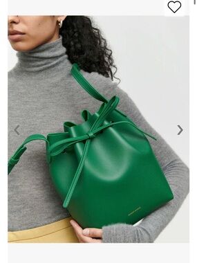 Mansur Gavriel Mini Bucket Bag in Leaf NWOT